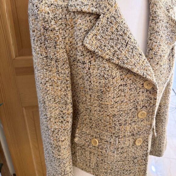 Vintage Talbots Tweed Blazer Jacket Sz 2 Single Breast Old Money Preppy Classic - Picture 4 of 14